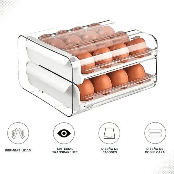 ORGANIZADOR DE HUEVOS PARA 32 UNDS