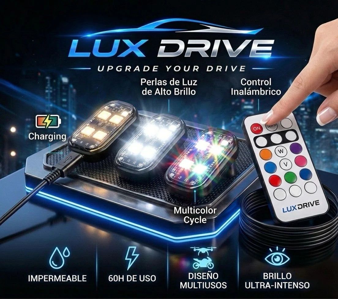 Lux Drive – Kit de 4 Luces LED