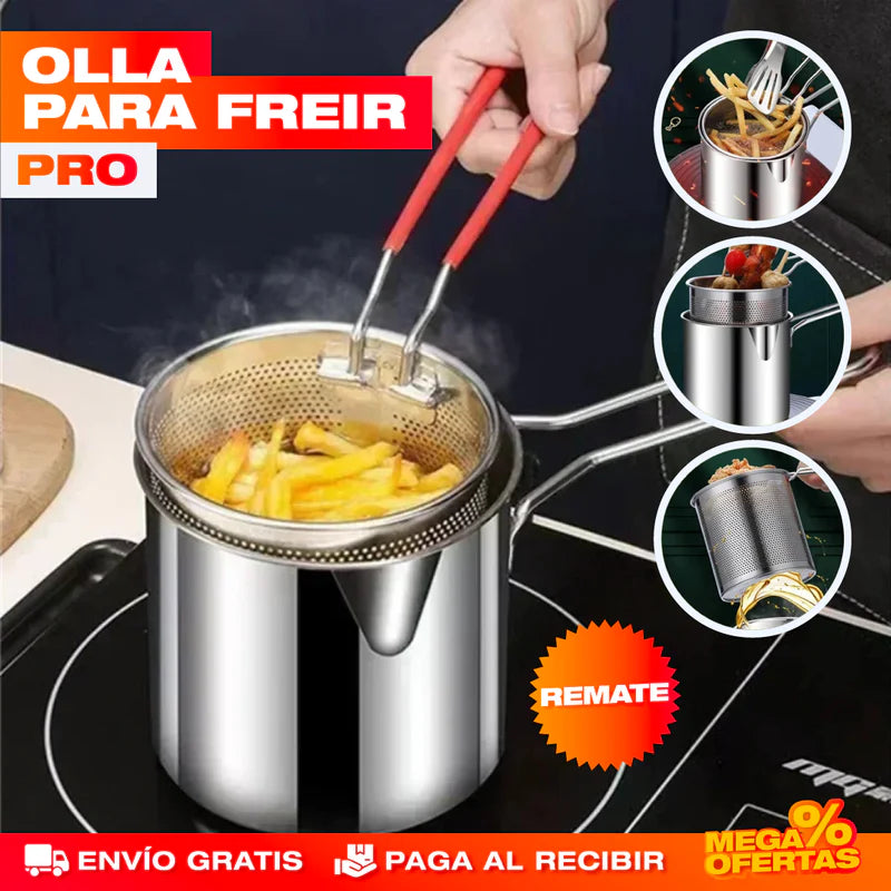 OLLA  FREIDORA MULTIFUNCIÓN 2 EN 1