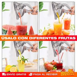 Exprimidor Metálico de Fruta Saludable