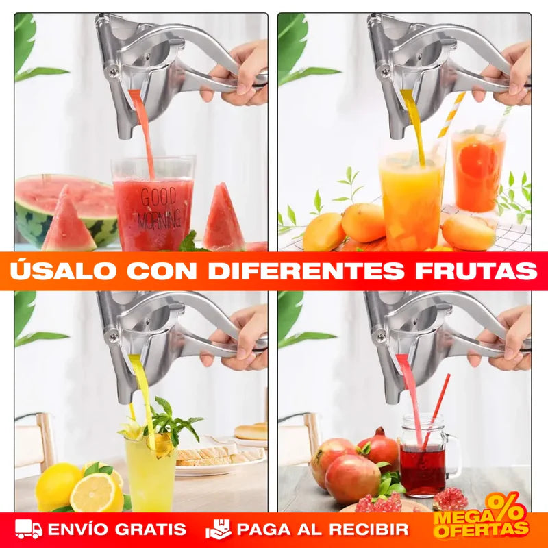 Exprimidor Metálico de Fruta Saludable