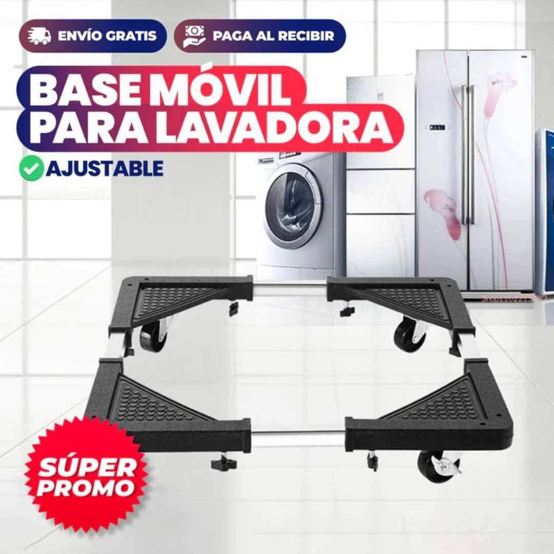 BASE MÓVIL PARA LAVADORA O REFRIGERADORA