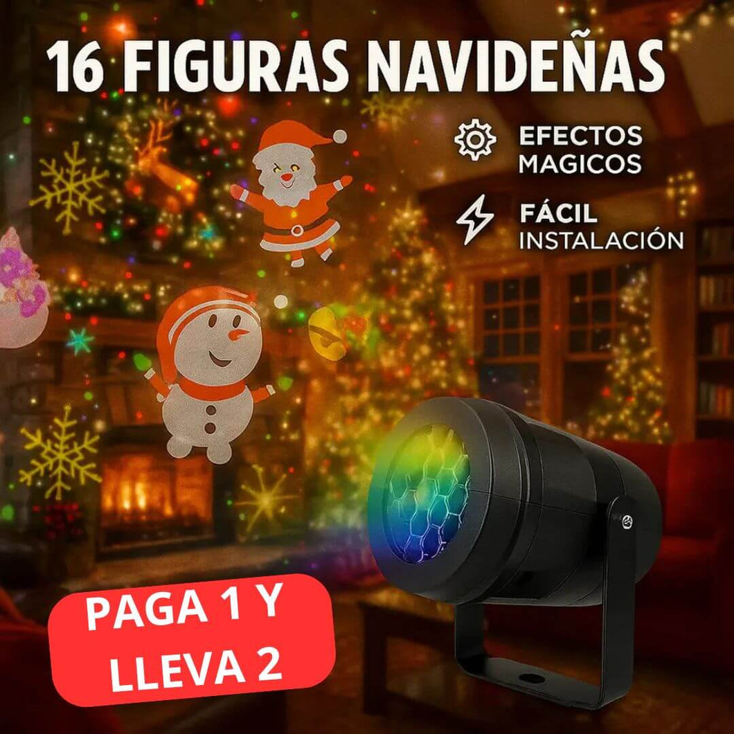 PROYECTOR NAVIDEÑO - PAGA 1 Y LLEVA 2