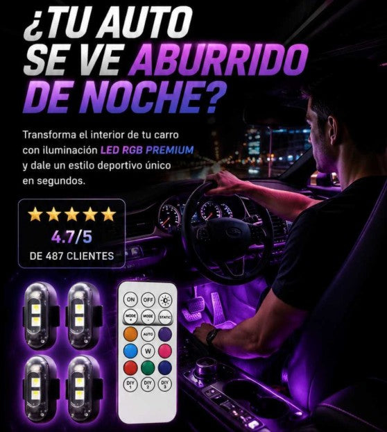 Lux Drive – Kit de 4 Luces LED