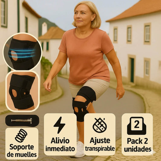 RODILLERA AJUSTABLE CON SOPORTE ARTICULAR