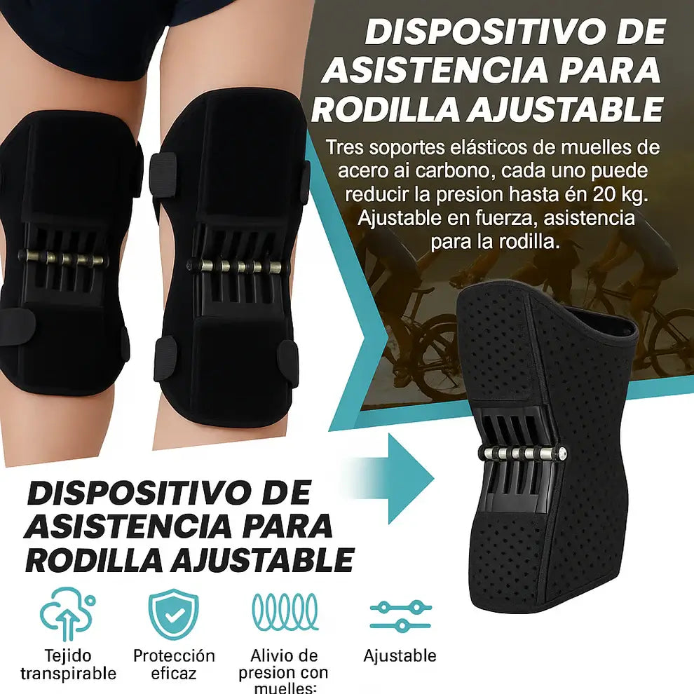 RODILLERA AJUSTABLE CON SOPORTE ARTICULAR